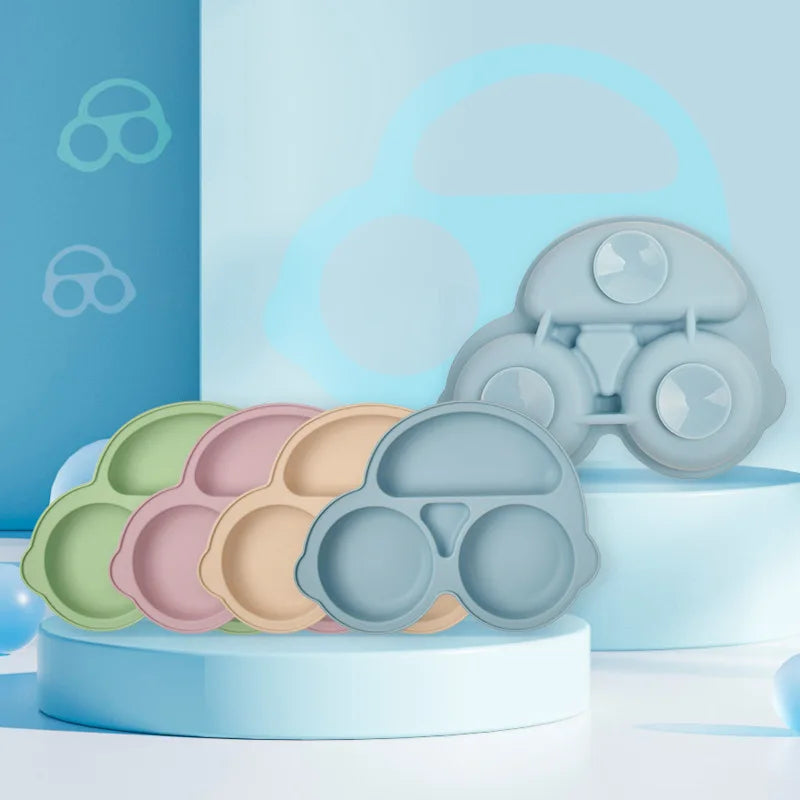 Baby Safe Silicone Dining Plate Suction