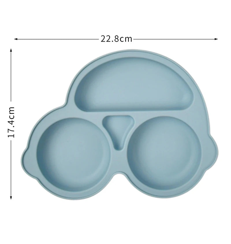 Baby Safe Silicone Dining Plate Suction